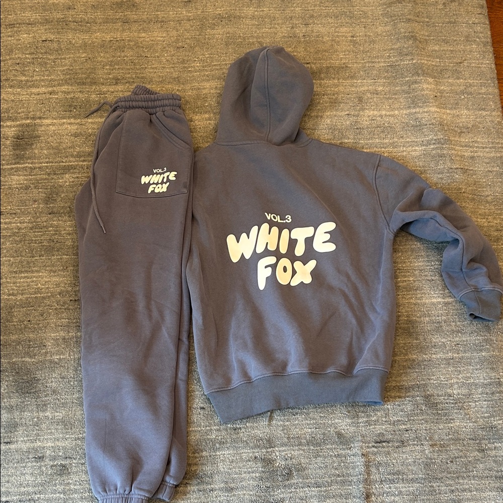 White Fox Boutique Navy Sweatpants